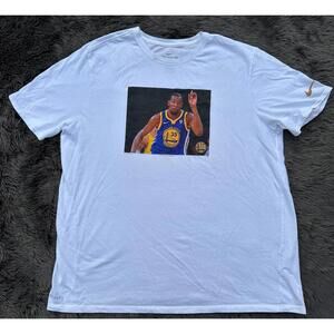 Shirt 2X Large White Kevin DuGolden State Warriors Basketball Mens